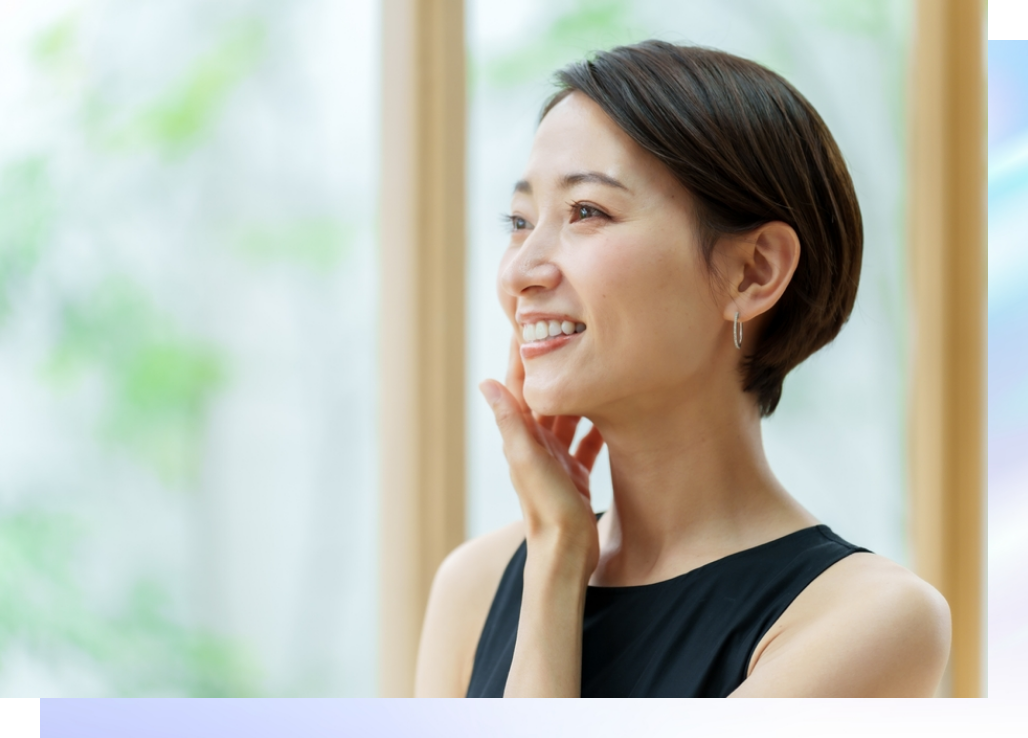 審美治療の美しい歯をデザイン