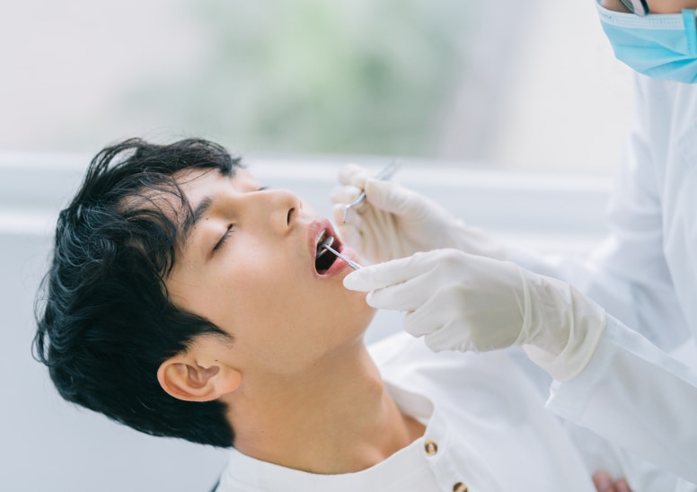 眠っている間に治療完了